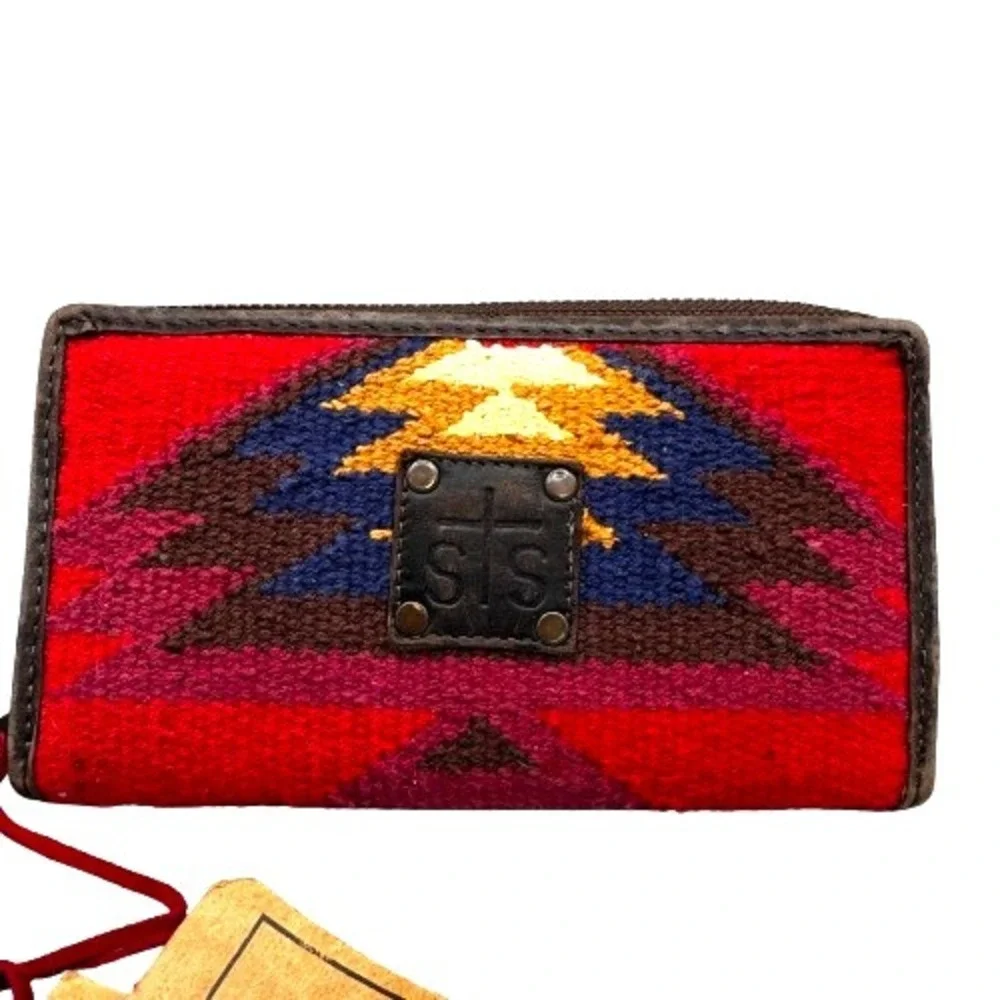 STS‎ Ranchwear by Carroll Women's Crimson Sun Bi-Fold Wallet Southwestern NEW